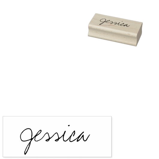 Tampons Encreurs Nom de calligraphie simple (Tamponné)