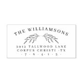 Tampons Encreurs Nom de famille botanique classique Adresse de reto (Impression)