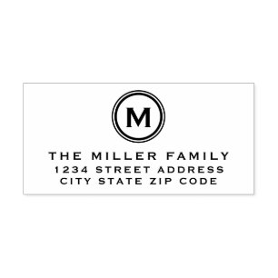 Tampons Encreurs Nom de famille Créez votre propre étiquette d'ad