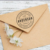 Tampons Encreurs Nom de famille personnalisé | Créez vos propres ad