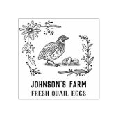 Tampons Encreurs Nom de la ferme | Wreath | Timbre de carton d'oeuf (Impression)