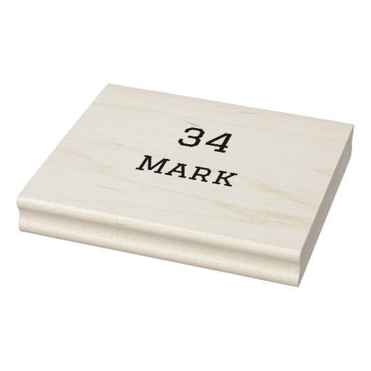 Tampons Encreurs nom de l'équipe ajouter nom du joueur date sports (Tampon)