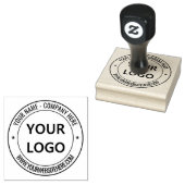 Tampons Encreurs Nom de site Web personnalisé de logo d'entreprise (Tamponné)