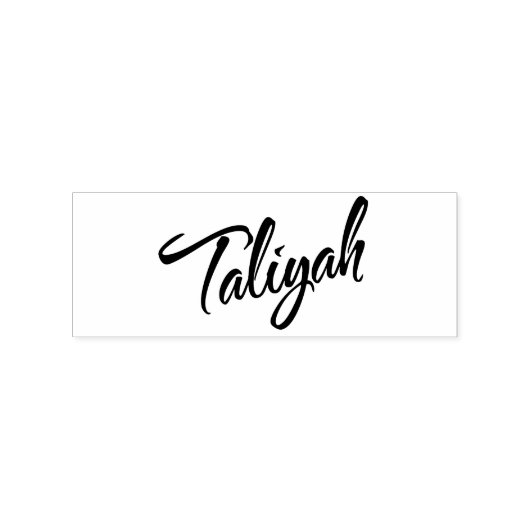 Tampons Encreurs Nom de Taliyah en police cursive (Impression)