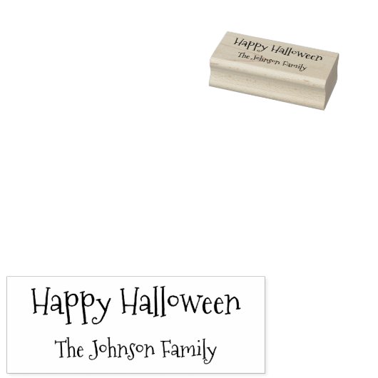 Tampons Encreurs Nom d'entreprise familiale effrayant personnalisé (Tamponné)