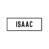 Tampons Encreurs Nom d'Isaac (Impression)