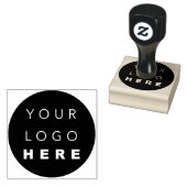 Tampons Encreurs Nom du logo de l'entreprise Marque simple Noir Bla (Tamponné)