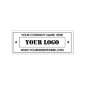 Tampons Encreurs Nom du logo de l'entreprise personnalisé Site Web (Impression)