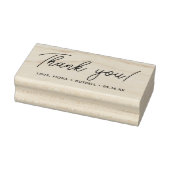 Tampons Encreurs Nom du Merci de script (Tampon)