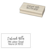 Tampons Encreurs Nom du script d'adressage élégant (Tamponné)