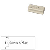 Tampons Encreurs Nom du script de chat personnalisé (Tamponné)