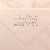 Tampons Encreurs Nom du script moderne Whimsical Adresse de retour