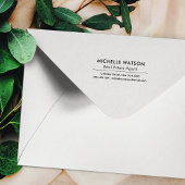 Tampons Encreurs Nom et adresse simples Entreprise Realtor Business