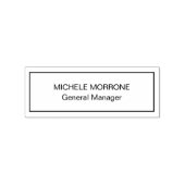 Tampons Encreurs Nom et désignation Timbre en caoutchouc pour utili (Impression)