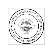 Tampons Encreurs Nom et logo Timbre en caoutchouc personnalisé (Impression)