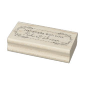 Tampons Encreurs Nom Floral Simple Personnalisé Fait à la main avec (Tampon)