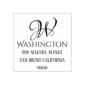 Tampons Encreurs Nom initial du monogramme personnalisé (Impression)