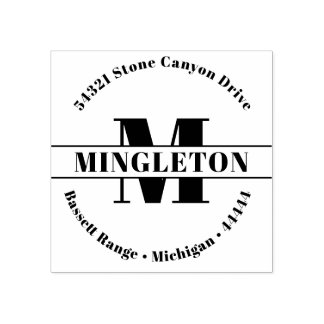 Tampons Encreurs Nom initial en gras