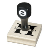 Tampons Encreurs Nom Monogramme Simple (Tampon)