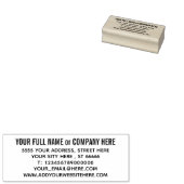 Tampons Encreurs Nom personnalisé Adresse Site Web Téléphone Courri (Tamponné)