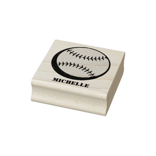 Tampons Encreurs Nom personnalisé Baseball (Tampon)