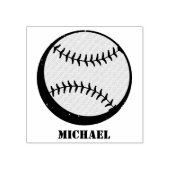 Tampons Encreurs Nom personnalisé Baseball (Impression)