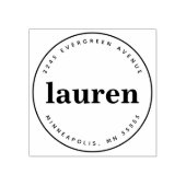 Tampons Encreurs Nom personnalisé en gras classique (Impression)