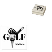 Tampons Encreurs Nom personnalisé Golf (Tamponné)