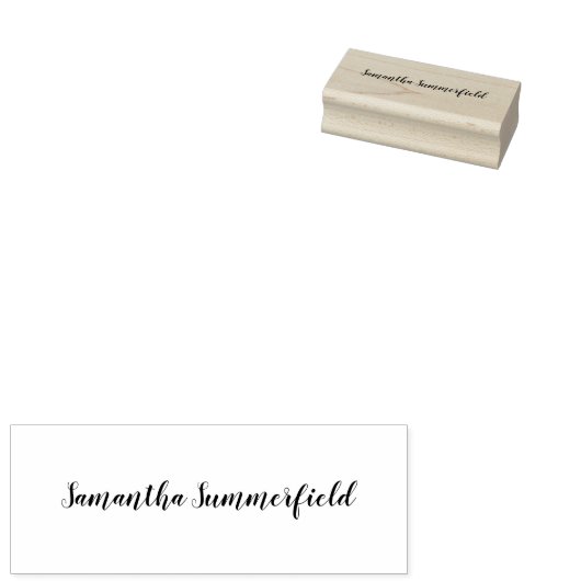 Tampons Encreurs Nom personnalisé Signature Script Business Manager (Tamponné)