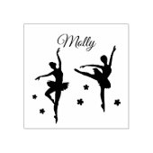 Tampons Encreurs Nom propre Ballerina personnalisé initial (Impression)