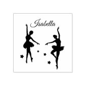 Tampons Encreurs Nom propre Ballerina personnalisé initial (Impression)