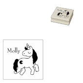 Tampons Encreurs Nom propre de la cute Unicorn personnalisé initial (Tamponné)