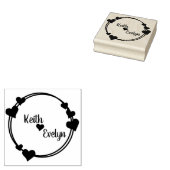 Tampons Encreurs Noms de couples et cœurs (Tamponné)