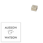 Tampons Encreurs Noms des couples et Ampersand (Tamponné)