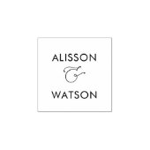 Tampons Encreurs Noms des couples et Ampersand (Impression)