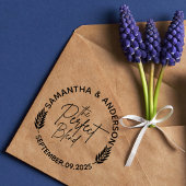 Tampons Encreurs Noms Et Date De Mariage Personnalisés | Le mélange