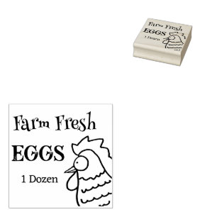 Tampons Encreurs Nosey Rooster Farm Oeufs Frais