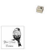 Tampons Encreurs Note de musique chantant oiseau de chanson nom d'e (Tamponné)