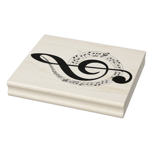 Tampons Encreurs Note musicale Timbre en caoutchouc (Tampon)