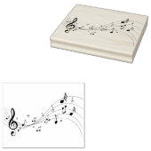 Tampons Encreurs Notes de musique élégante Timbre en caoutchouc pou (Tamponné)