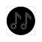 Tampons Encreurs Notes musicales faites de notes en cercle (Impression)