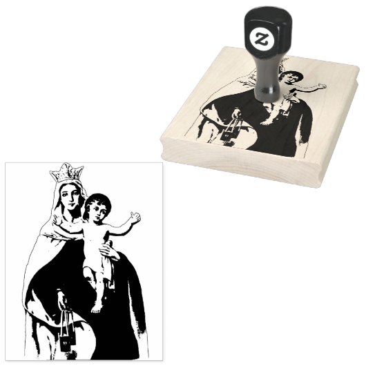 Tampons Encreurs Notre-Dame du Mont Carmel Timbre en caoutchouc (Tamponné)