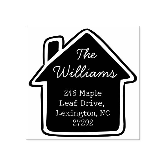 Tampons Encreurs Notre mignonne Nouvelle Maison Adresse de retour F (Impression)