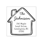 Tampons Encreurs Notre mignonne Nouvelle Maison Adresse de retour F (Impression)