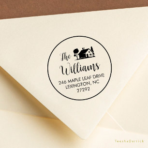 Tampons Encreurs Notre nouvelle maison Faire-part retour