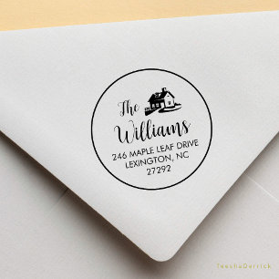 Tampons Encreurs Notre nouvelle maison Faire-part retour