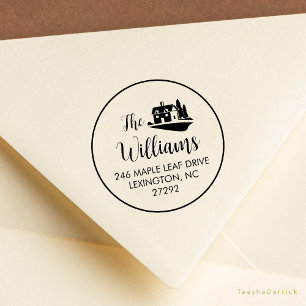 Tampons Encreurs Notre nouvelle maison Faire-part retour