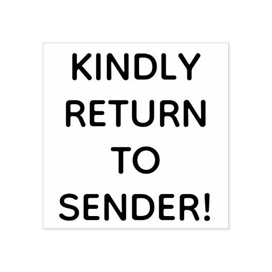 Tampons Encreurs N'oubliez pas "RETOURNEZ À ENVOYER !" Timbre en ca (Impression)