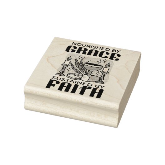 Tampons Encreurs Nourished by Grace, Sustained by Faith Design (Tampon)