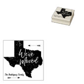 Tampons Encreurs Nous avons déménagé - Texas (Tamponné)